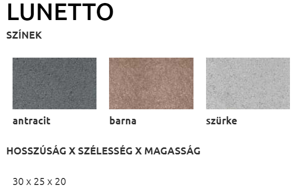 Viastein Lunetto szinek